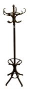 Mid-20th century bentwood hat and coat stand