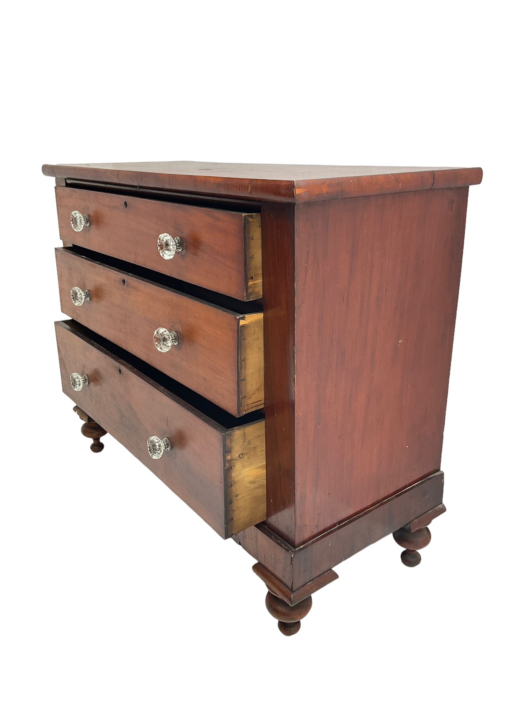 Victorian mahogany chest - Image 6 of 6