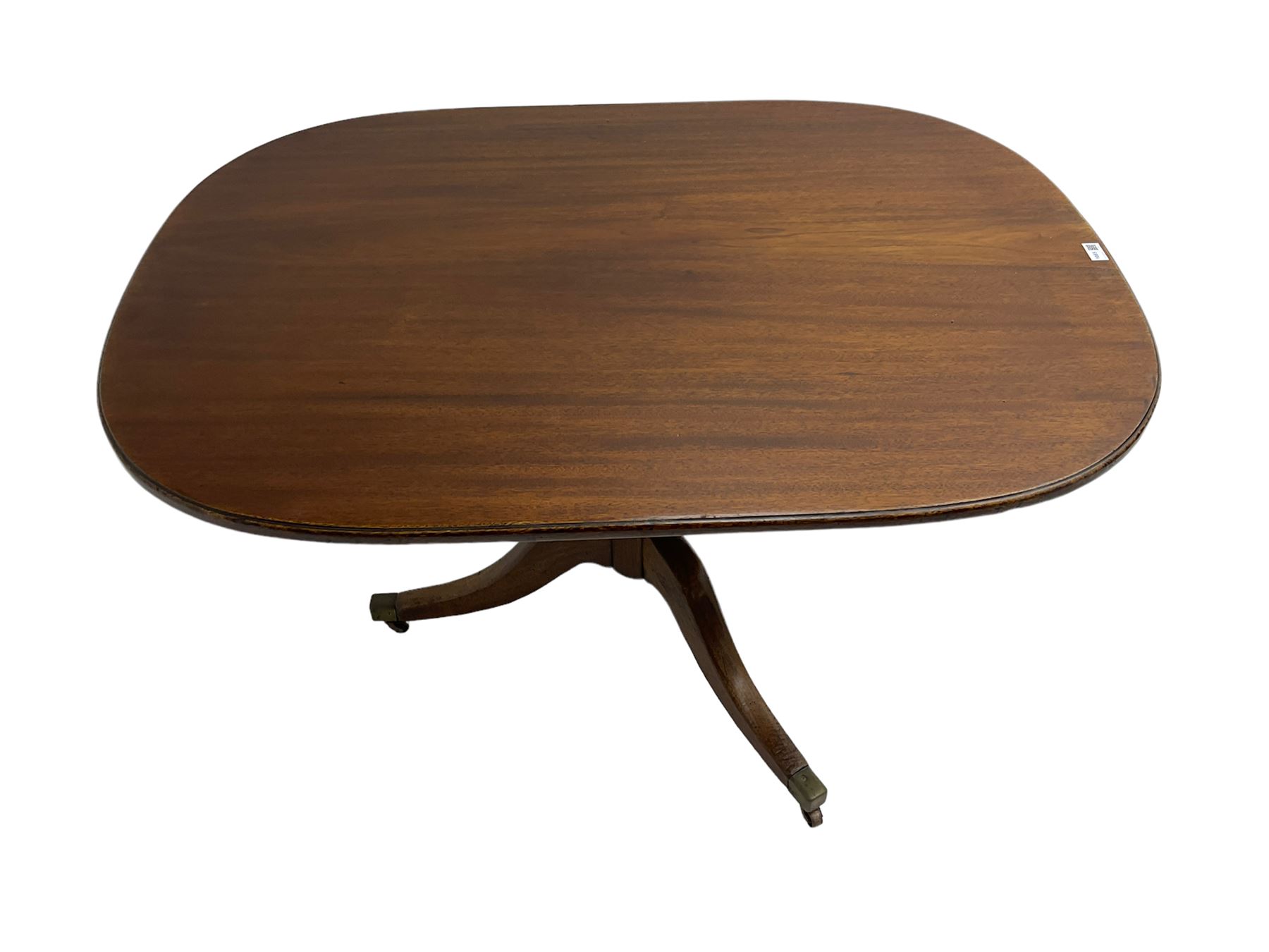 George III mahogany pedestal table - Image 2 of 5