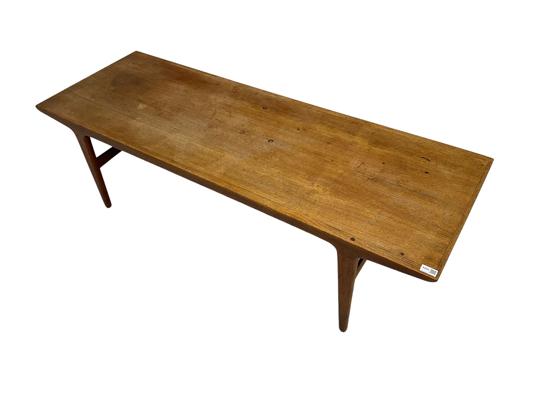 Mid-20th century teak rectangular coffee table - Image 3 of 6