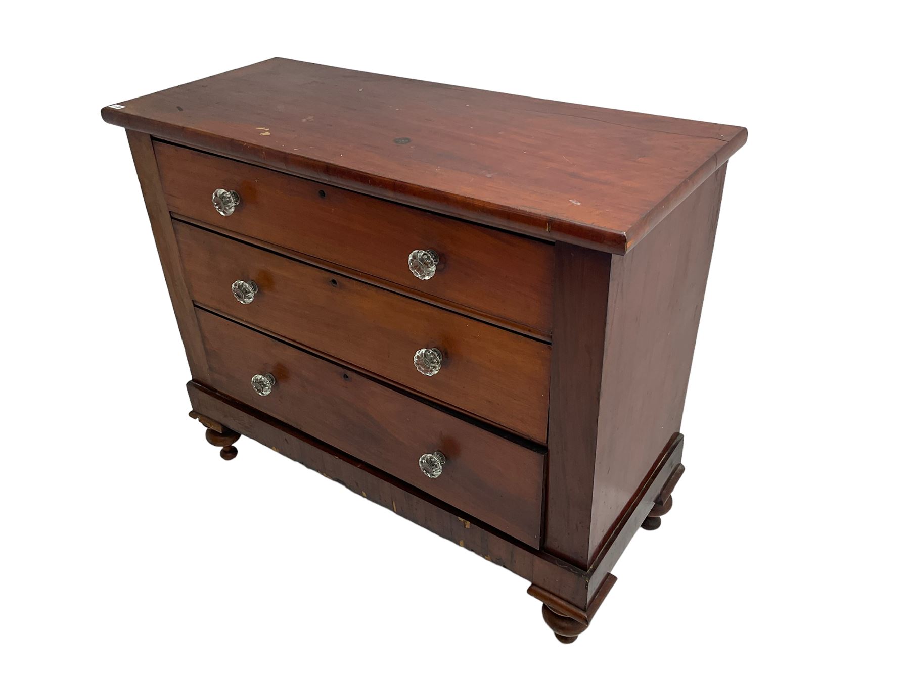 Victorian mahogany chest - Image 4 of 6