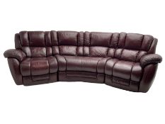 La-Z-boy - large three seat curved sofa
