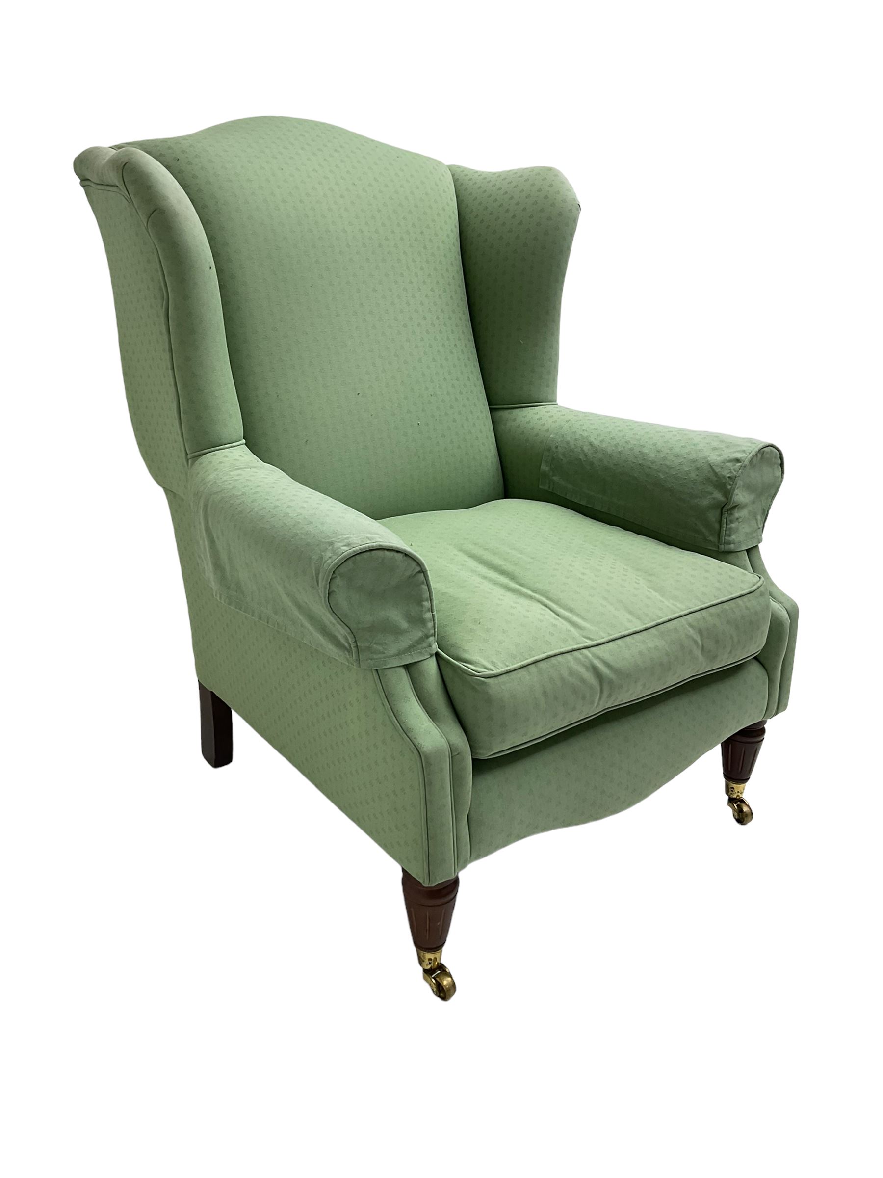 Wingback armchair - Image 3 of 6