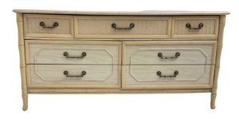 Bamboo style sideboard chest