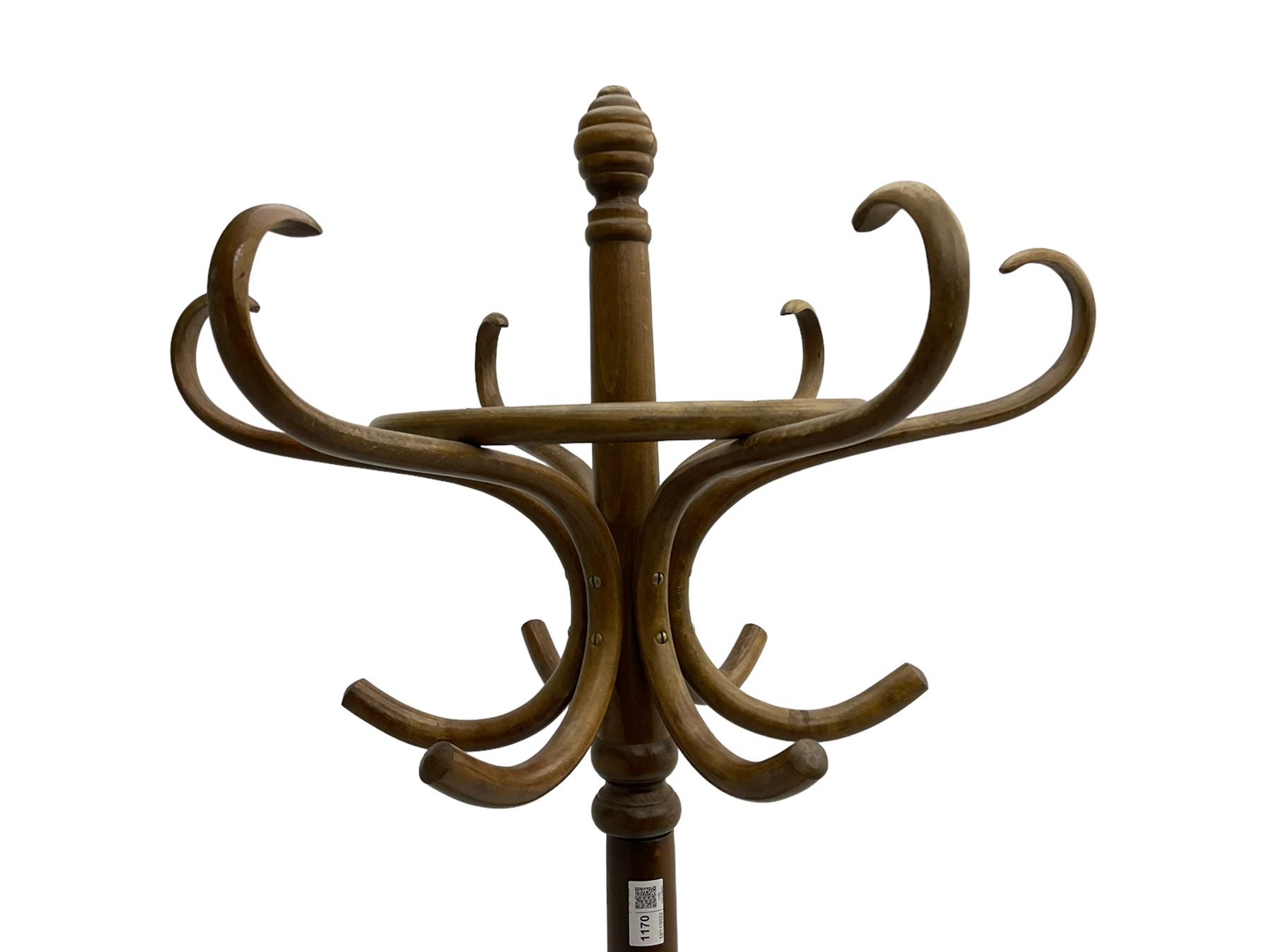 Mid-20th century bentwood hat and coat stand - Image 4 of 6