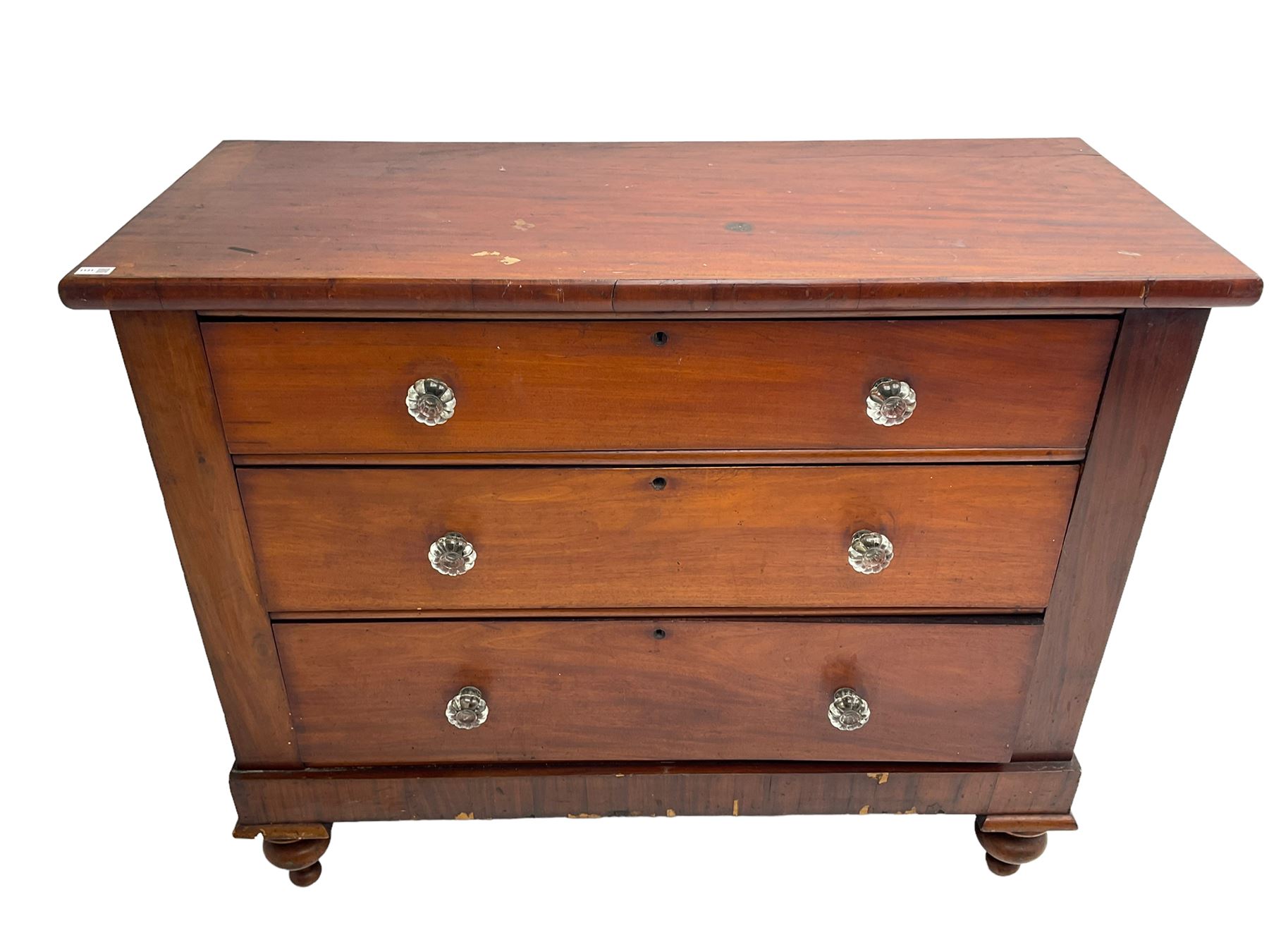 Victorian mahogany chest - Image 2 of 6