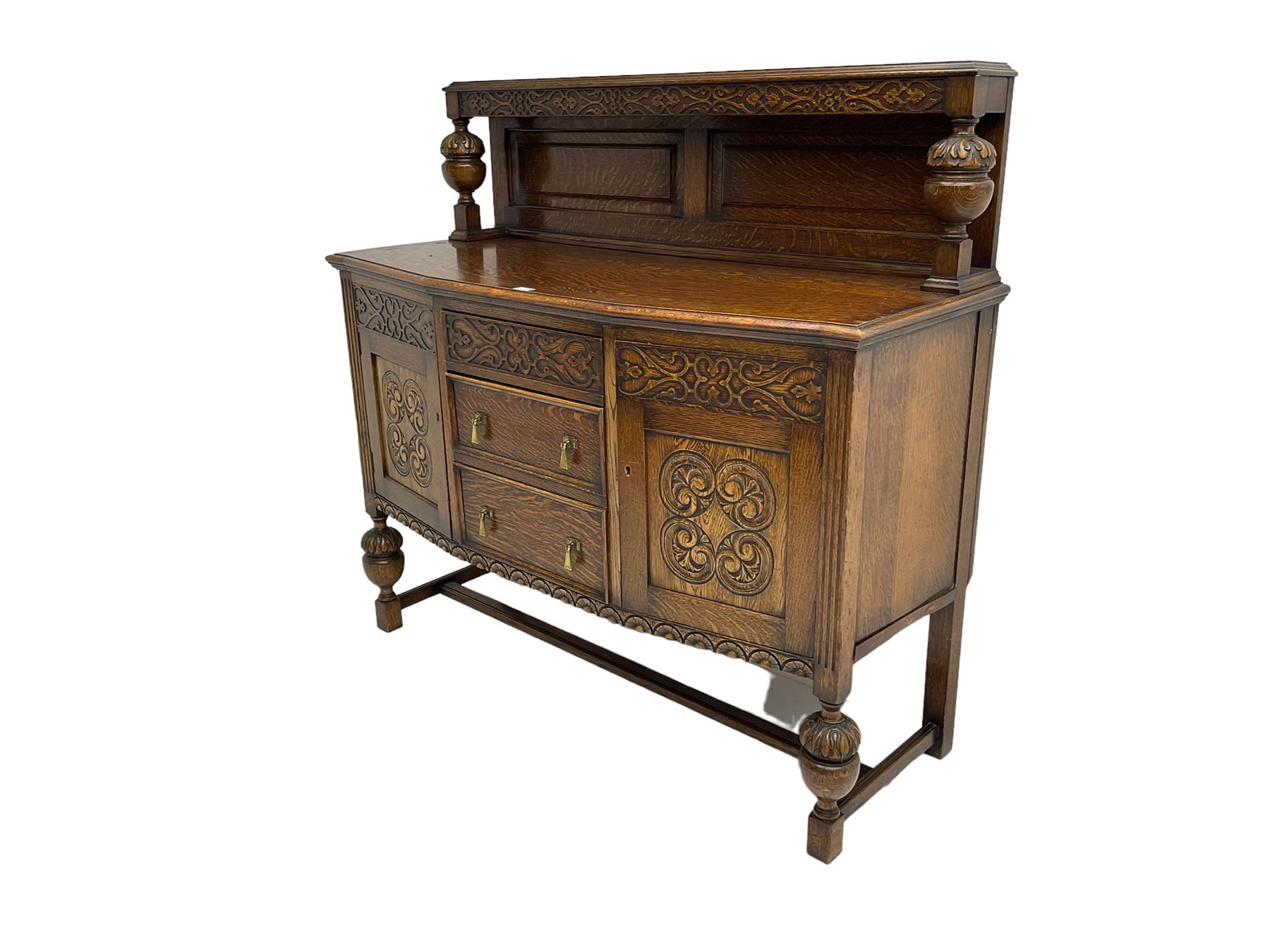 Early 20th century oak sideboard - Image 5 of 6