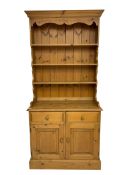 Waxed pine dresser