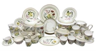 Spode Country Lane pattern part tea and dinner service
