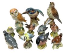 Group of Beswick figures of birds