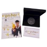 Harry Potter Wizarding World Official Coin Collection comprising twelve Samoa half dollar coins and