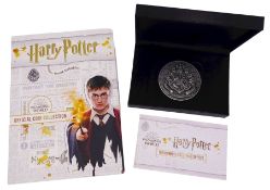 Harry Potter Wizarding World Official Coin Collection comprising twelve Samoa half dollar coins and