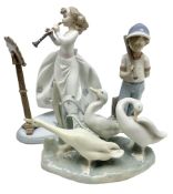 Three Lladro figures