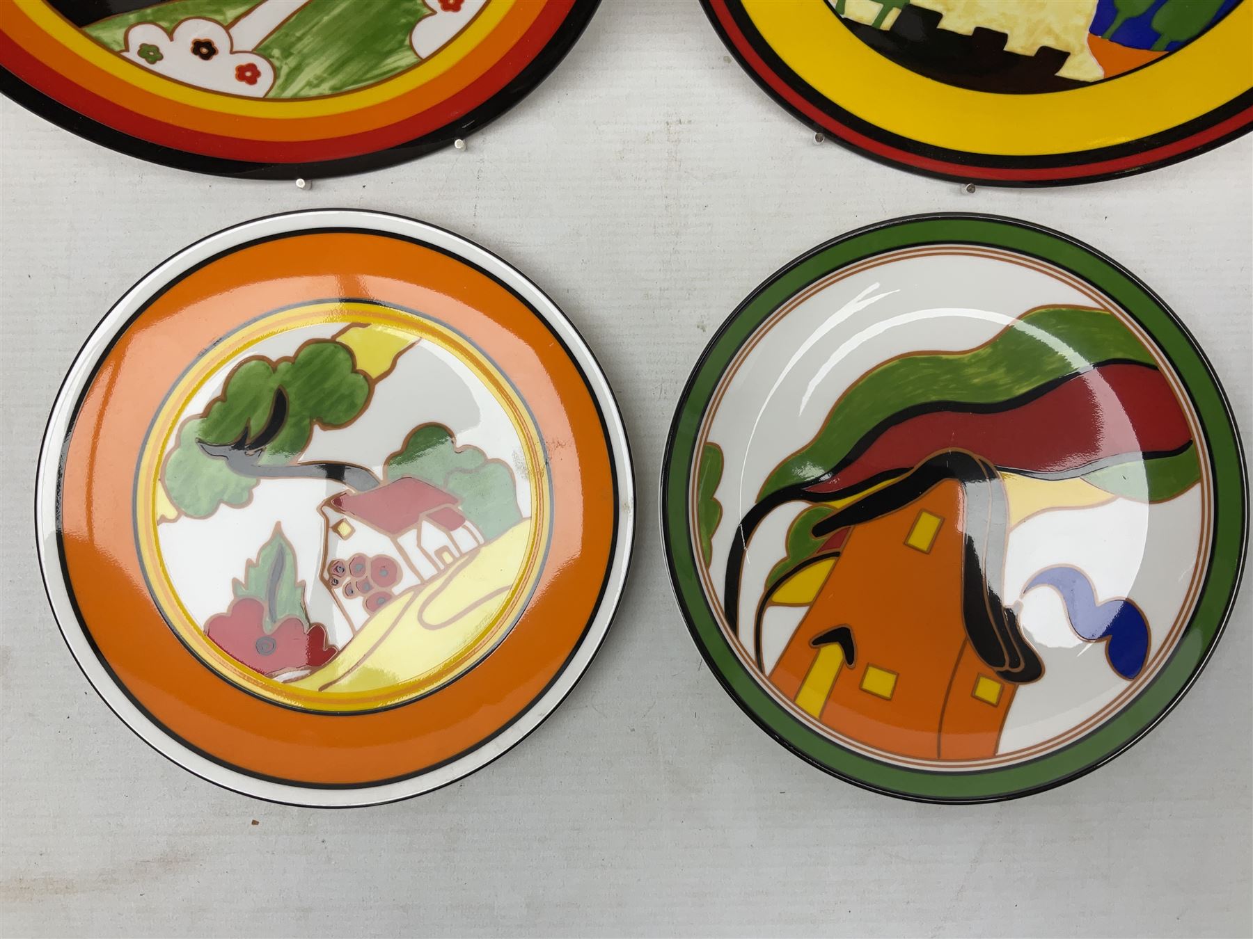 Seven Wedgwood limited edition Clarice Cliff Design plates - Image 2 of 10