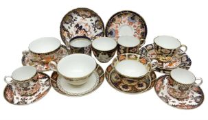 Collection of Royal Crown Derby Imari pattern tea and coffee wares