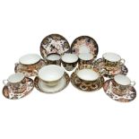 Collection of Royal Crown Derby Imari pattern tea and coffee wares