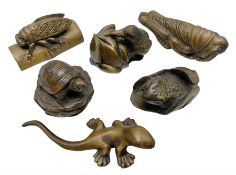 Six netsuke