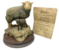 Border Fine Arts limited edition Herdwick Ewe and Lamb figure group