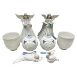 Four Lladro figures