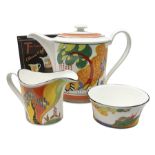 Wedgwood limited edition Clarice Cliff Design The Connoisseur Collection comprising Cornwall coffee