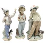 Three Lladro figures