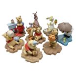Collection of eight Disney Pooh and Friends figures