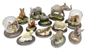 Twelve Country Artists figures of animals