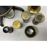 Brass monocular microscope