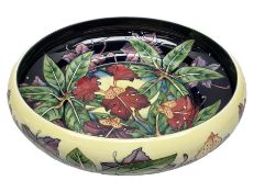 Large Moorcroft bowl decorated in Simeon pattern