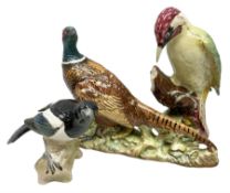 Three Beswick figures of birds