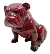 Royal Doulton Flambe figure of a Bulldog