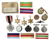 Collection of WWII medals