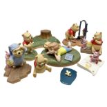 Collection of eight Disney Pooh and Friends figures