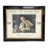 Will's Cut Golden Bar Edwardian advertising chromolithograph