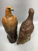 Five Beswick Beneagles whisky decanters to include Golden Eagle and Barn Owl