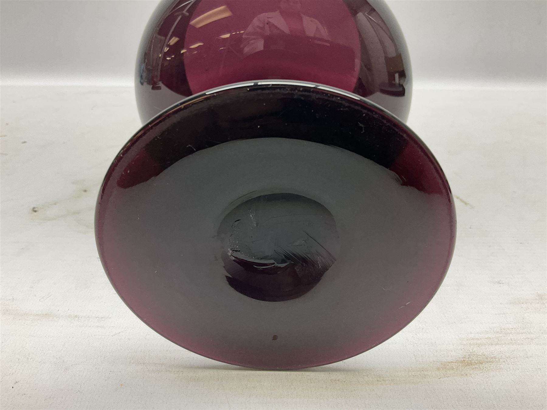 Large 1860/70s amethyst display goblet - Image 5 of 6