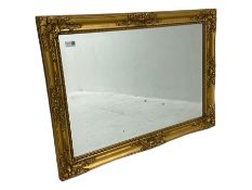 Small gilt framed wall mirror