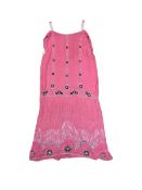 Art Deco pink flapper type beaded dress