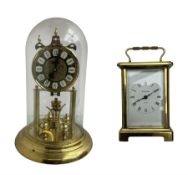 20th century French cornice �Bayard� 8-day timepiece carriage clock