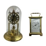 20th century French cornice �Bayard� 8-day timepiece carriage clock