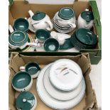 Denby Greenwheat pattern tea and dinner wares