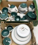 Denby Greenwheat pattern tea and dinner wares