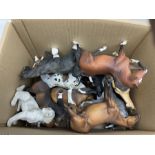 Large collection of Horse figures by North Light