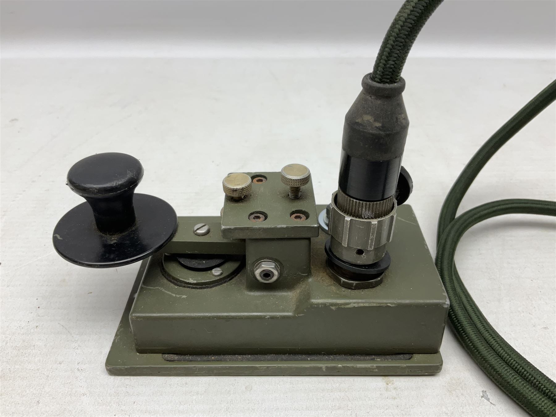 MOD British Army Royal Ordnance Factory R.O.F. Blackburn 93 Morse signals telegraph key with broad a - Image 3 of 6