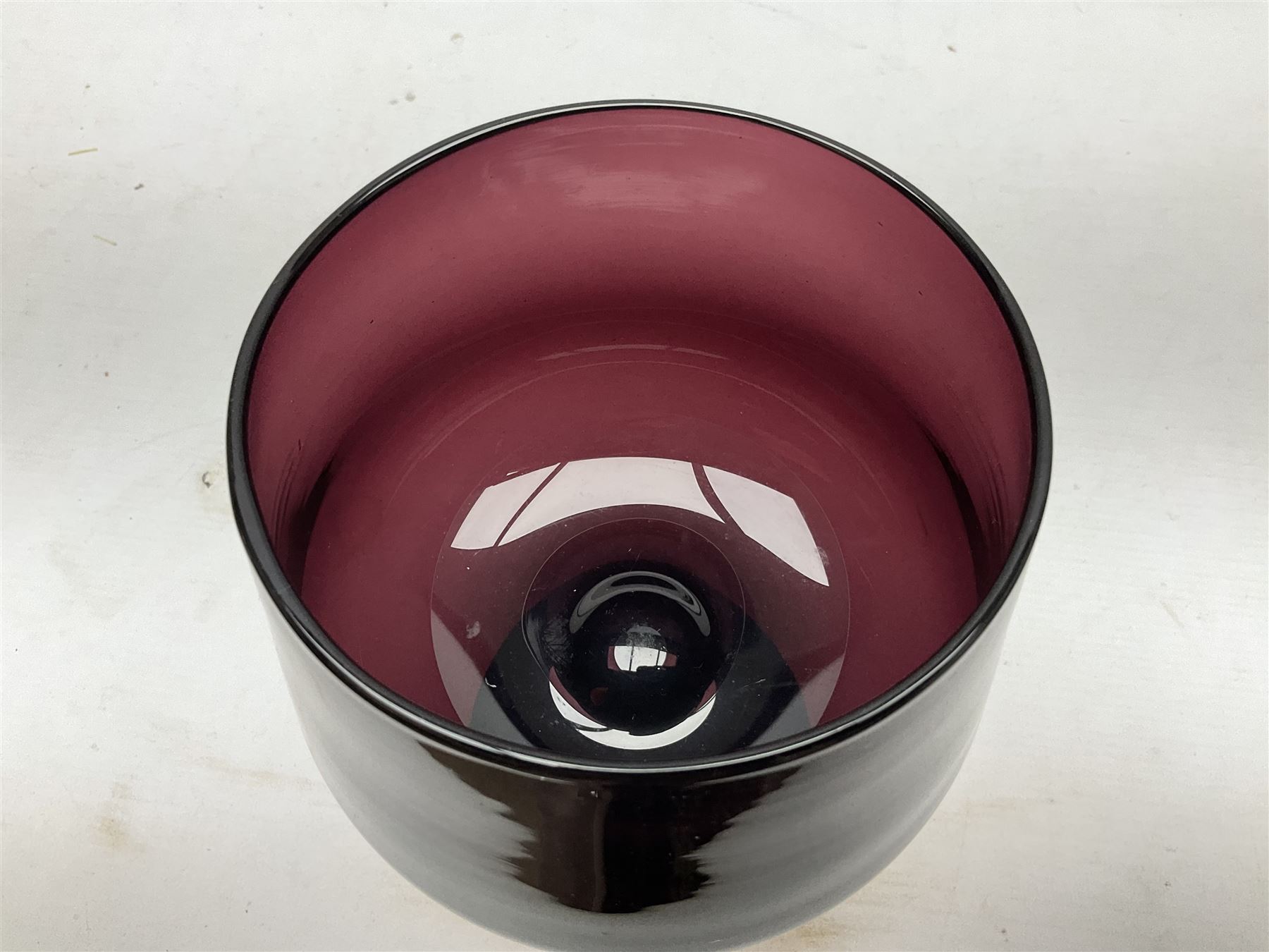 Large 1860/70s amethyst display goblet - Image 3 of 6