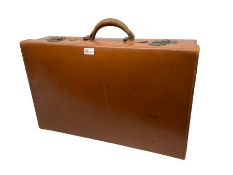 Vintage leather suitcase