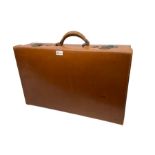 Vintage leather suitcase