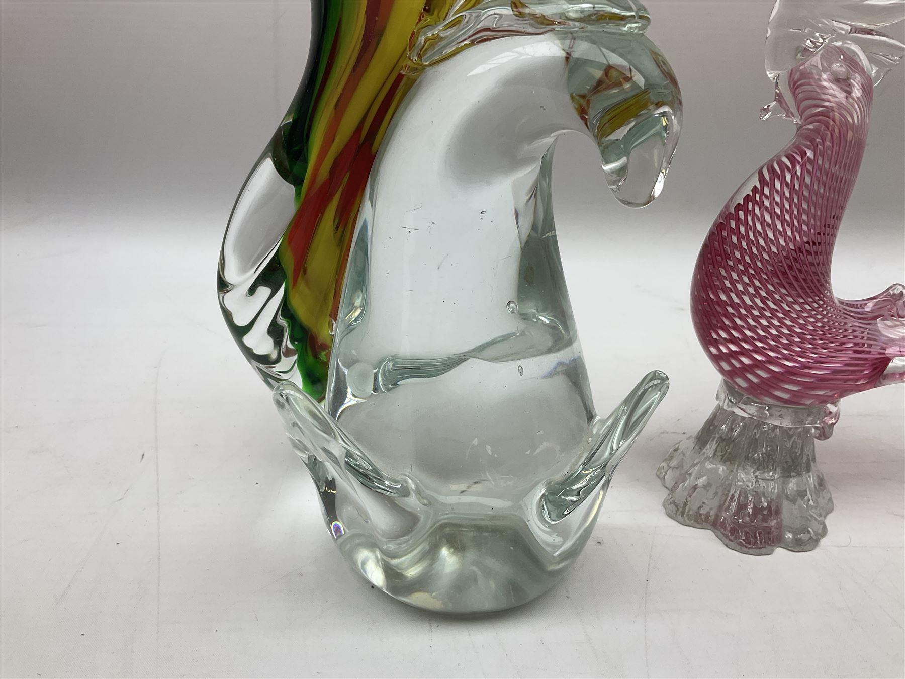 Three Murano style glass cockatoo parrots - Bild 5 aus 9