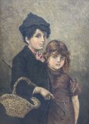 English School (19th century): Portrait of two Young Children