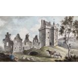 William Beilby (British 1740-1819): Figures by Castle
